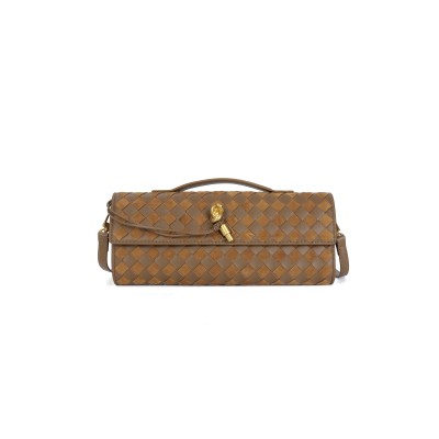 BOTTEGA VENETA HAND-WOVEN LONG LEATHER CLUTCH  (31*13*3cm)